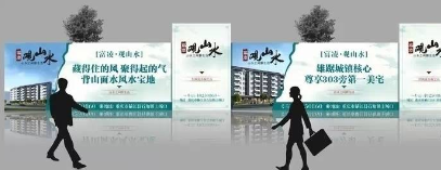 十堰错落形地产围挡